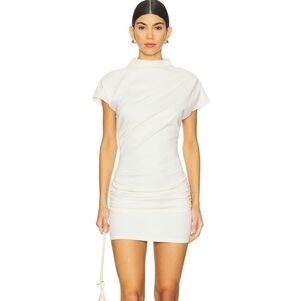 Line & Dot White Mini Dress
